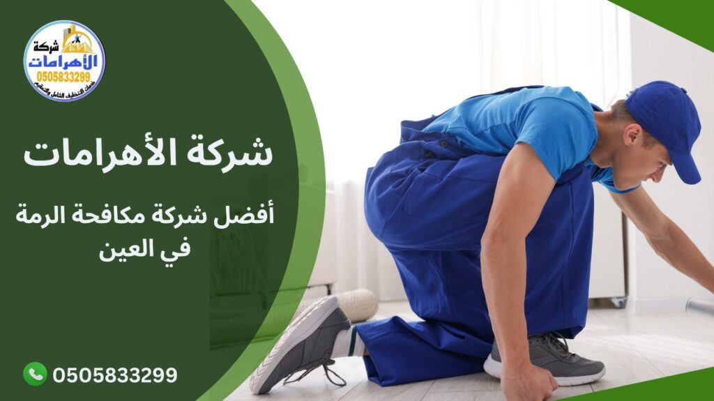 أفضل شركة مكافحة الرمة في العين